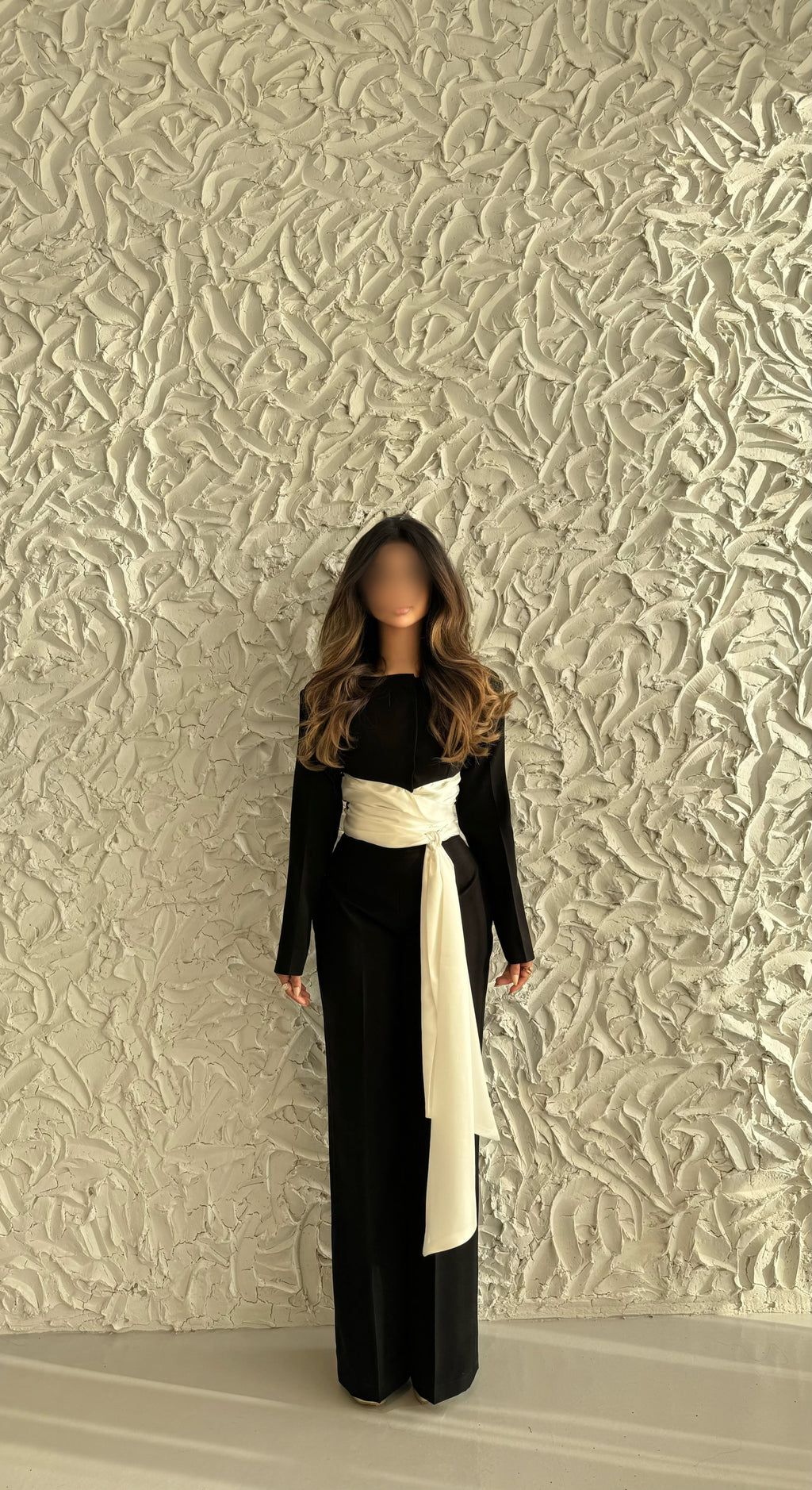 Elegant Cinched Waist Satin Set