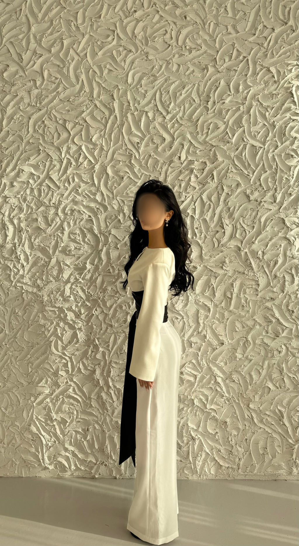Elegant Cinched Waist Satin Set